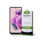 KZY İletişim Xiaomi Redmi Note 12S ile Uyumlu Temperli Ekran Koruyucu Kırılmaz Cam Ekonomik 5'li Paket