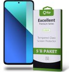KZY İletişim Xiaomi Redmi Note 13 ile Uyumlu Temperli Ekran Koruyucu Kırılmaz Cam Ekonomik 5'li Paket