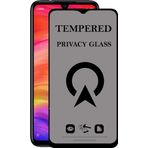 KZY İletişim Xiaomi Redmi Note 7 Pro Tam Kaplayan Privacy Hayalet Temperli Ekran Koruycu Cam