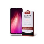 KZY İLETİŞİM Xiaomi Redmi Note 8 ile uyumlu Temperli Ekran Koruyucu Kırılmaz Cam Ekonomik 3'lü Paket