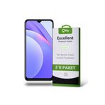 KZY İLETİŞİM Xiaomi Redmi Note 9 4G ile uyumlu Temperli Ekran Koruyucu Kırılmaz Cam Ekonomik 5'li Paket