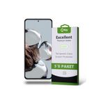 KZY KZY İletişim Xiaomi Mi 12T ile Uyumlu Temperli Ekran Koruyucu Kırılmaz Cam Ekonomik 5'li Paket