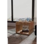 Kzy Mobilya Line Orta Sehpa 40x40 cm Atlantik Çam