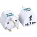 kzy mobilyal Powermaster PM-10642 Beyaz 250 Volt 13 Amper İngiliz Tipi Universal Dönüştürücü Priz Travel Adaptörü - 1 Adet