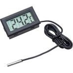 kzy mobilyal Powermaster PM-4522 Dijital Termometre Pilli -50 +110 Derece Arası LCD Ekranlı Problu Kullanım Tipi