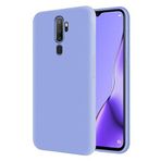 KZY Oppo A9 2020 İçi Kadife Soft Logosuz Lansman Silikon Kılıf - Lila
