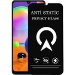 Kzy Samsung Galaxy A31 Tam Kaplayan Anti Statik Görünmez Safir Ekran Koruyucu Hayalet Cam - Saydam