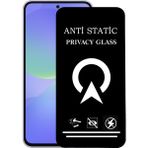 Kzy Samsung Galaxy A36 ile Uyumlu Tam Kaplayan Anti Statik Görünmez Safir Ekran Koruyucu Hayalet Cam - Şeffaf