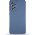 Kzy Samsung Galaxy A52 Kapak Içi Kadife Kamera Korumalı Lansman Silikon Kılıf - Petrol Mavisi