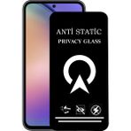 Kzy Samsung Galaxy A54 ile Uyumlu Tam Kaplayan Anti Statik Görünmez Safir Ekran Koruyucu Hayalet Cam - Şeffaf