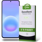 Kzy Samsung Galaxy A57 5g ile Uyumlu Temperli Ekran Koruyucu Kırılmaz Cam Ekonomik 5'li Paket - Şeffaf