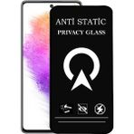 Kzy Samsung Galaxy A73 Tam Kaplayan Anti Statik Görünmez Safir Ekran Koruyucu Hayalet Cam - Saydam