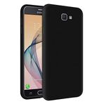 KZY Samsung Galaxy J7 Prime İçi Kadife Soft Logosuz Lansman Silikon Kılıf - Siyah