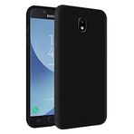 KZY Samsung Galaxy J7 Pro İçi Kadife Soft Logosuz Lansman Silikon Kılıf - Siyah