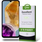 Kzy Samsung Galaxy M15 5g ile Uyumlu Temperli Ekran Koruyucu Kırılmaz Cam Ekonomik 5'li Paket - Şeffaf