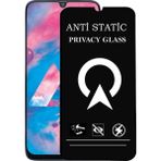 Kzy Samsung Galaxy M30 Tam Kaplayan Anti Statik Görünmez Safir Ekran Koruyucu Hayalet Cam - Saydam