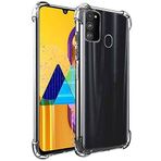 KZY Samsung Galaxy M30s Şeffaf Airbag Antishock Silikon Kılıf