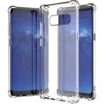 KZY Samsung Galaxy Note 8 Şeffaf Airbag Antishock Silikon Kılıf