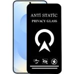 Kzy Samsung Galaxy S25 ile Uyumlu Tam Kaplayan Anti Statik Görünmez Safir Ekran Koruyucu Hayalet Cam - Şeffaf