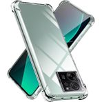 Kzy Xiaomi Mi 13T Pro ile Uyumlu Kapak Kamera Korumalı Airbag Antishock Köşe Korumalı Şeffaf Silikon Kılıf - Xiaomi 13T Pro