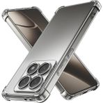 Kzy Xiaomi Mi 14T Pro ile Uyumlu Kapak Kamera Korumalı Airbag Antishock Köşe Korumalı Şeffaf Silikon Kılıf