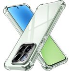 Kzy Xiaomi Mi 15 ile Uyumlu Kapak Kamera Korumalı Airbag Antishock Köşe Korumalı Şeffaf Silikon Kılıf - Xiaomi 15