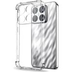 Kzy Xiaomi Mi 15 Pro ile Uyumlu Kapak Kamera Korumalı Airbag Antishock Köşe Korumalı Şeffaf Silikon Kılıf - Xiaomi 15 Pro