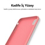 KZY Xiaomi Mi 9T İçi Kadife Soft Logosuz Lansman Silikon Kılıf - Pembe