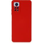 Kzy Xiaomi Redmi Note 12 Pro 4g Kapak Içi Kadife Kamera Korumalı Lansman Silikon Kılıf - Kırmızı