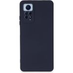 Kzy Xiaomi Redmi Note 12 Pro 4g Kapak Içi Kadife Kamera Korumalı Lansman Silikon Kılıf - Lacivert