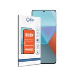 KZY Xiaomi Redmi Note 13 Pro 5G ile Uyumlu Tam Kaplayan 21D Temperli Ekran Koruyucu Cam