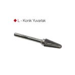 L-10x25x06 Konik Yuvarlak Kalıpçı Freze