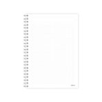 Lé 2017105/2 Defter Sert Kapaklı, Spiralli, 1.hamur Kağıt, 200 Sayfa, Bordo - Standart