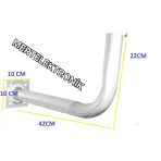 L Bacak Uydu Çanak Ayağı 22 42 10 Cm Sağlam Metal Montaj Ayağı