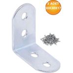 L Demiri Mobilya Eşya Dolap Duvara Sabitleme Köşebent Bağlantı Aparatı Gönye 30X30X17 mm 5 Adet