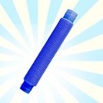 L Koyu Mavi Tarzı Patlama Tüpü Duyusal Oyuncağı Fidget Gerdirme Körük Çocuklar Çok Renkli Sıkıştırma Borusu Adhd Anksiyete Oyuncağı (Yurt Dışından)