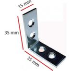 L Masa Gonye / Bas Kose Baglantı / ( 15 X 35 X 35 Mm) / L Kose