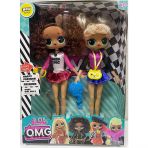 L.O.L. Gerçek Saçlı 2'li L.O.L. Bebek Omg Sonsuz Hareketli 26 Cm.
