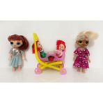 L.O.L. Oyuncak 4'lü L.O.L. Bebek Seti 2 Adet Anne Bebek 15 cm 2 Adet Çocuk