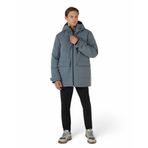 L Outerwear Coated Jacket Erkek Gri Mont