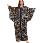 L-Peach Kadın Bohem Hırka Ferah Gecelik Loungewear Plaj Elbisesi Örtüleri Elbise Kaftan Sarong Pareo, Çok renkli bir 18, One Size