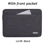 L2-05 Siyah 11 Inç Marka Laptop Çantası 11,12,13.14.15.6 Inç Su Geçirmez Kılıf Macbook Air Pro M1, Erkek Bayan Kadın Dizüstü Darbeye Dayanıklı Dropship (Yurt Dışından) - Renkli - Notebooks