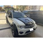 L200 2007 - 2015 Kaput Kaplama Scoop Plastik Mat GARAGE453