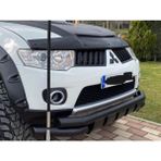 L200 2007 - 2015 Off Road Siyah Ön Koruma PST24 Mat Black GARAGE453