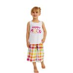 L40251 BEYAZ HAPPY MOOD PİJAMA TAKIMI (BEYAZ, 7-8 YAŞ)
