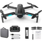 L700PRO Fırçasız Motor Rc Quadcopter Gps Drone Hava Fotoğrafçılığı Için Hd 4K Çift Kamera Katlanır - Siyah
