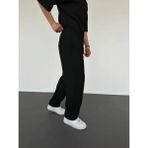 LA 1 END Siyah Pileli Baggy Kumaş Pantolon - XL