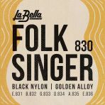La Bella 653927 Klasik Gitar İçin Folk Singer Tel Seti