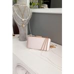 LA CALZATURE Rose Kasa Ten Saten Üç Sıra Taşlı Abiye Kutu Model Kadın Çanta