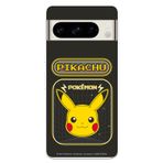 LA CASA DE LAS CARCASAS Cep telefonunuzu korumak için Google Pixel 8 Pro resmi Pokémon Pikachu video oyunu ile uyumlu kılıf Resmi Pokemon Lisansı ile Esnek Şeffaf Silikon Kılıf
